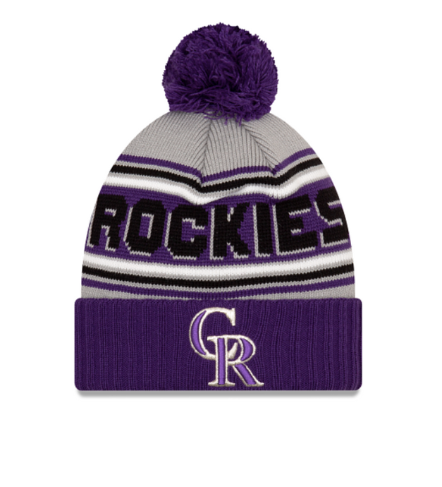 Colorado Rockies Knit Pom Beanie