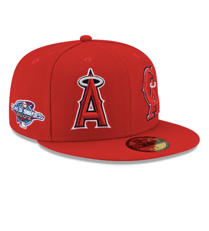 Los Angeles Angels Patch Pride Fitted Cap