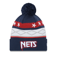 Load image into Gallery viewer, Brooklyn Nets Knit Pom Beanie
