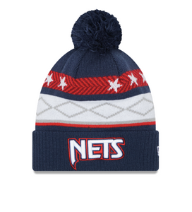 Brooklyn Nets Knit Pom Beanie