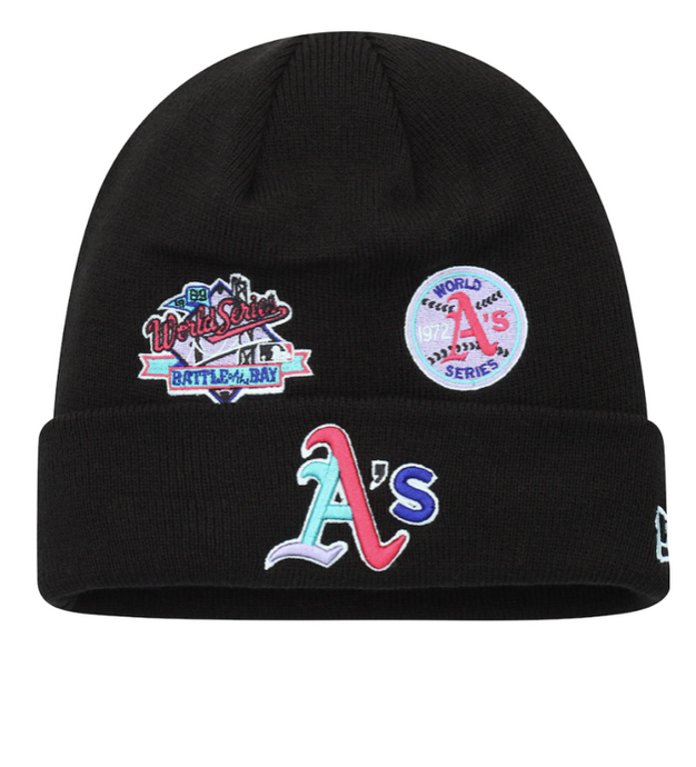 Oakland Athletics New Era Knit Polar Lights Beanie