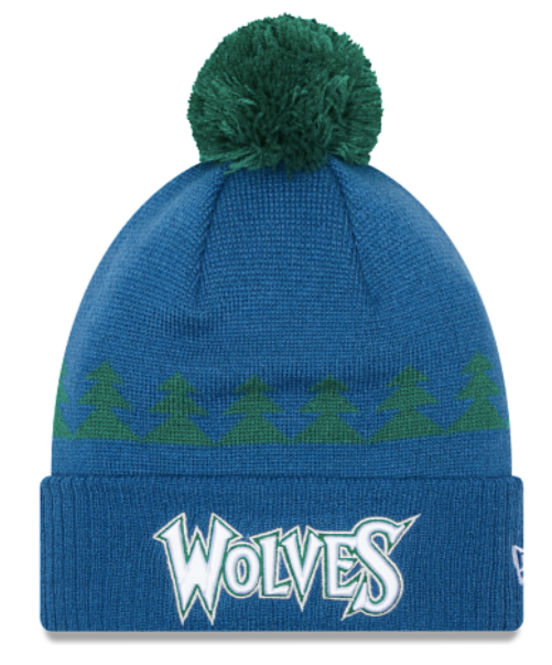 Minnesota Timberwolves Knit Pom New Era Beanie