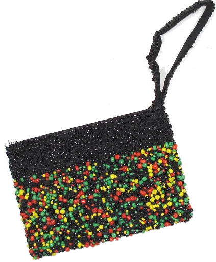 Beaded Wallet with Hook Handle