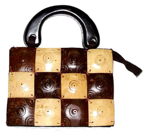 Coconut Shell Bag with Handle
