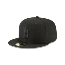 Load image into Gallery viewer, Boston Red Sox 59Fifty New Era Black on Black Fitted Cap