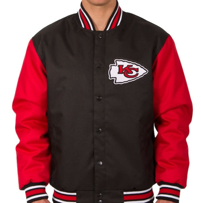 Kansas City Chiefs Twill Varsity Jacket by JH Design