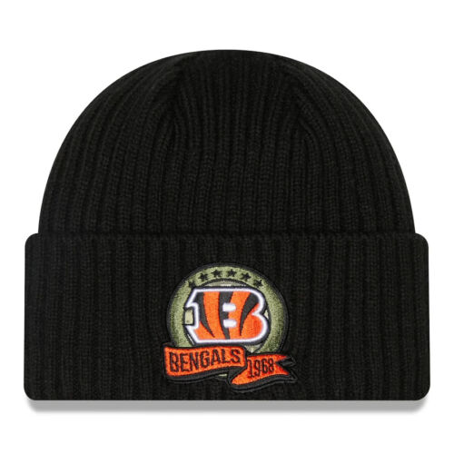 Cincinnati Bengals Salute to Service Knit New Era Beanie Black