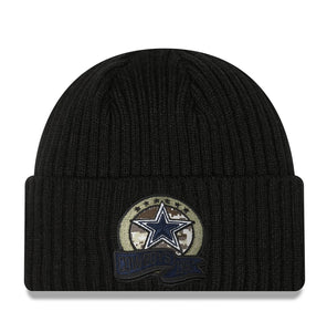 Dallas Cowboys New Era Men's Salute to Service Knit Hat