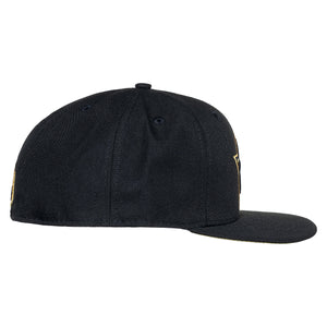 Dallas Cowboys Gold Metallic Star on Black New Era 59Fifty Fitted Cap