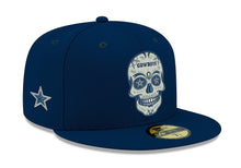 Load image into Gallery viewer, Dallas Cowboys New Era Skull 59Fifty Fitted Cap