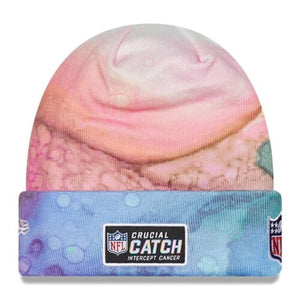 Detroit Lions Crucial Catch Tie Dye New Era Knit Beanie