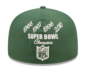 Green Bay Packers New Era 59Fifty Crown Fitted Cap