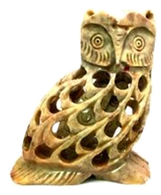 Load image into Gallery viewer, Handcarved Soapstone Owl