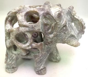 Handcarved Soapstone Elephant