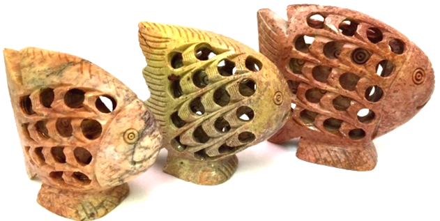 Handcarved Soapstone Fish