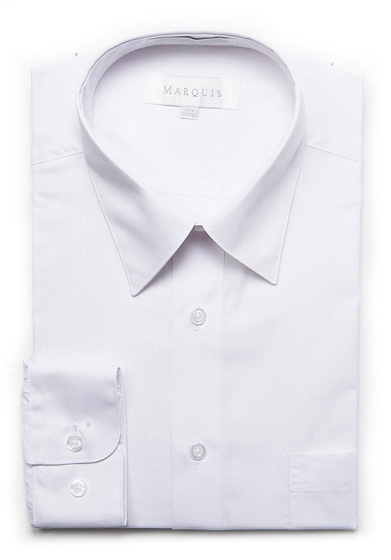 2x dress shirts Black Laydown Collar Dress Shirt