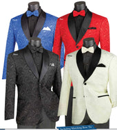 Regular Fit Shawl Collar Blazer with Bow tie