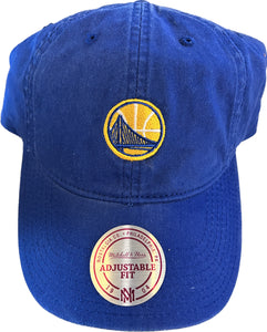 Golden State Warriors Mitchell & Ness Team Color Adjustable Fit Cap