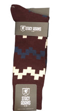 Load image into Gallery viewer, Pixelated Chevron Socks