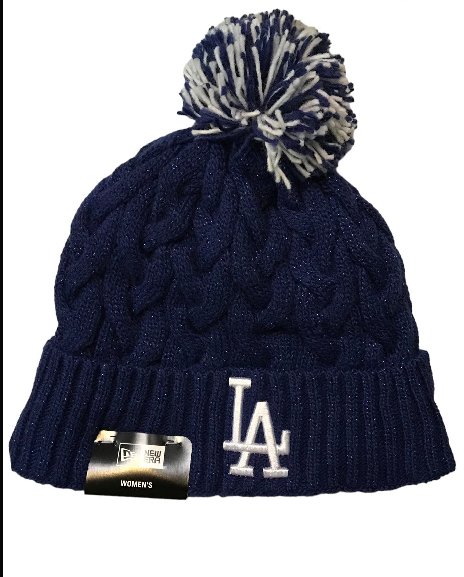 Women’s LA Dodgers Sparkle Cable Knit
