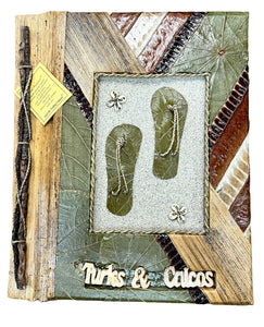 Turks and Caicos Banana Leaf Photo Album