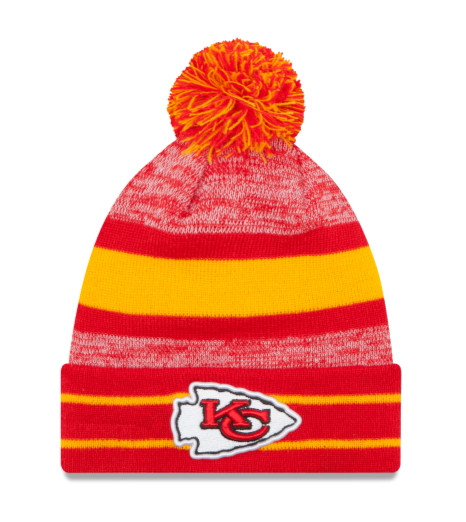 Kansas City Chiefs Pom Knit Beanie