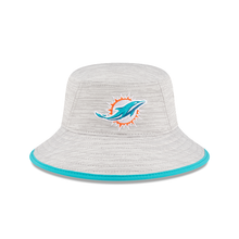 Load image into Gallery viewer, Miami Dolphins New Era Bucket Hat