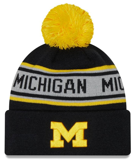 Michigan Wolverines New Era Beanie Knit Hat