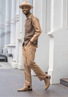 Khaki Leisure Suit