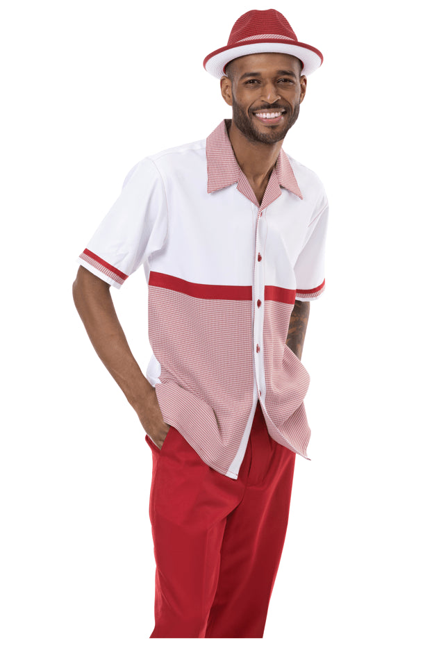 Short Sleeve 2 pc Walking Leisure Set by Montique