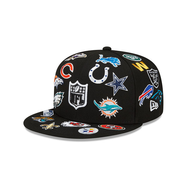 59FIFTY NBA チームロゴ オールオーバー ブラック | ニューエラ