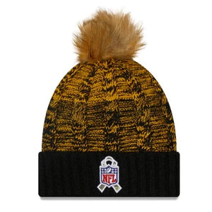 Pittsburg Steelers Pom Knit Beanie