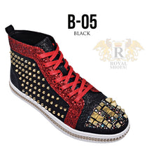 Load image into Gallery viewer, Spiked Stud &amp; Embellished Sneaker fit for a King or Queen.