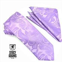 Load image into Gallery viewer, Paisley Tie and Hanky Set