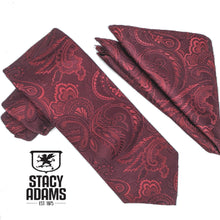 Load image into Gallery viewer, Stacy Adams Paisley Tie and Hanky Set