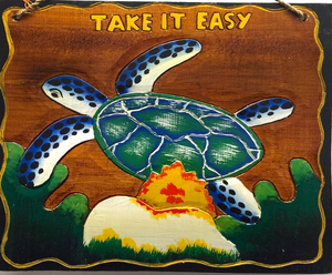 Take it Easy Wall Sign