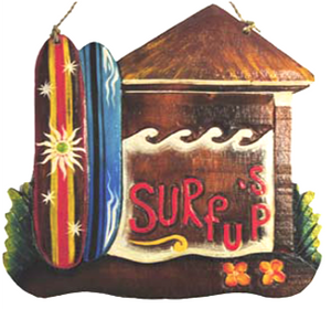 Surf's Up Wall Sign